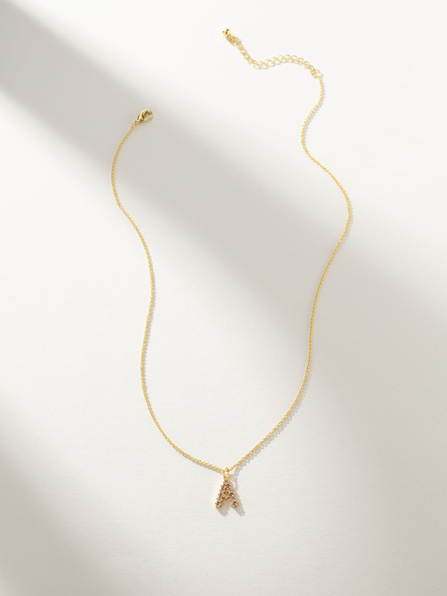 Collier Initiale Pretty In Pink