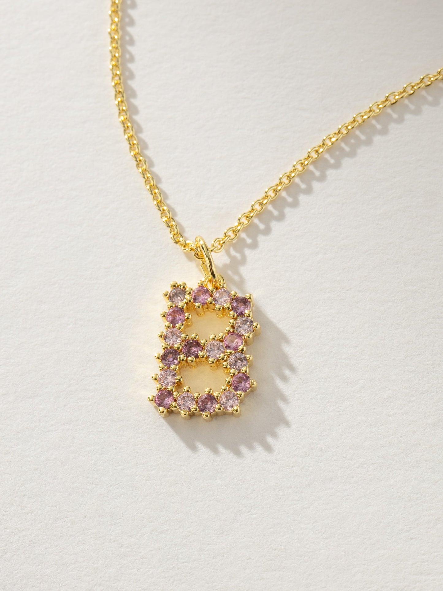 Collier Initiale Pretty In Pink