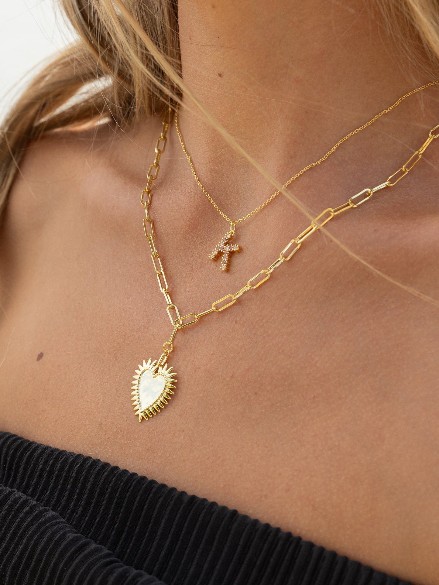 Collier Initiale Pretty In Pink