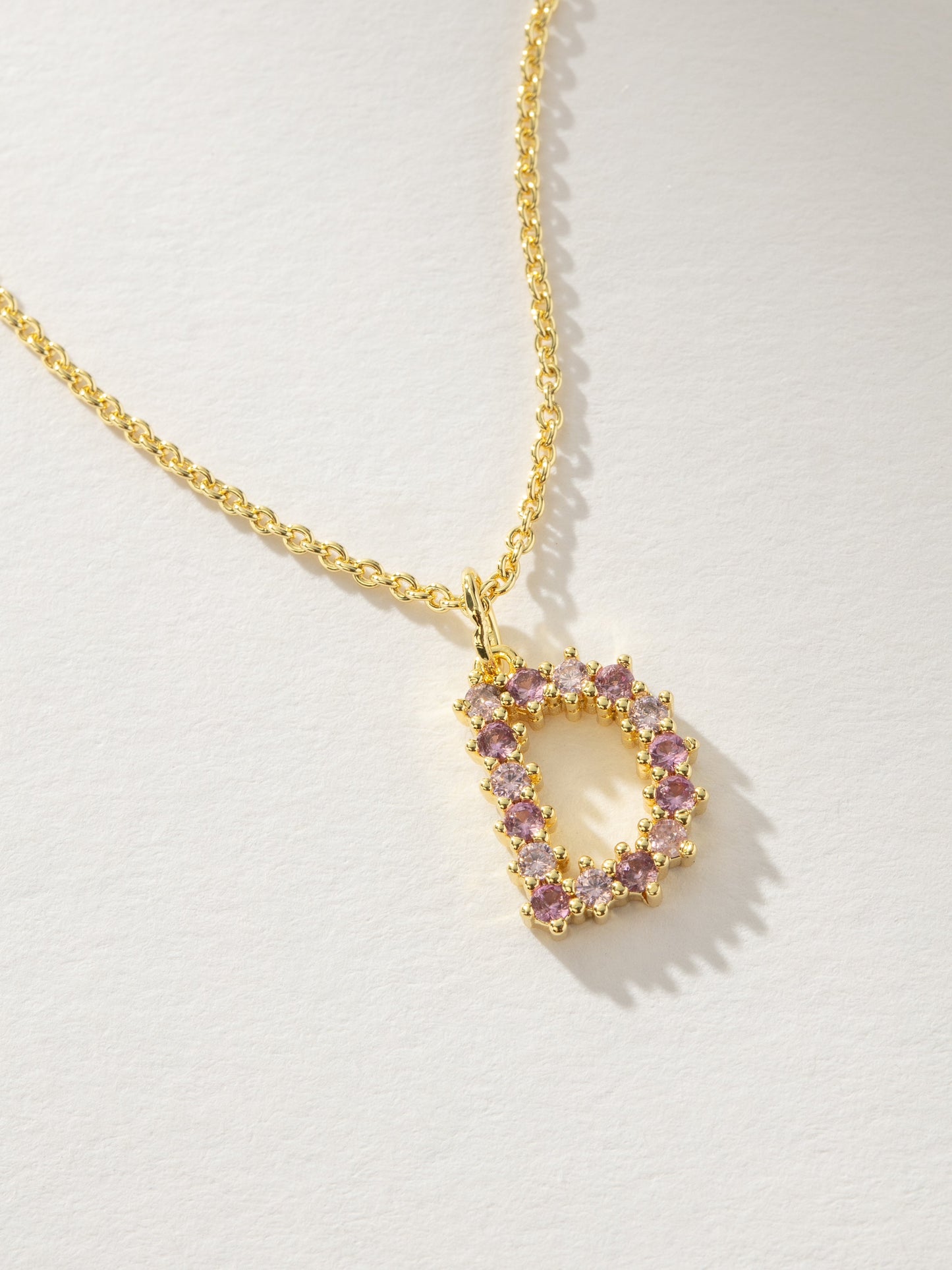 Collier Initiale Pretty In Pink