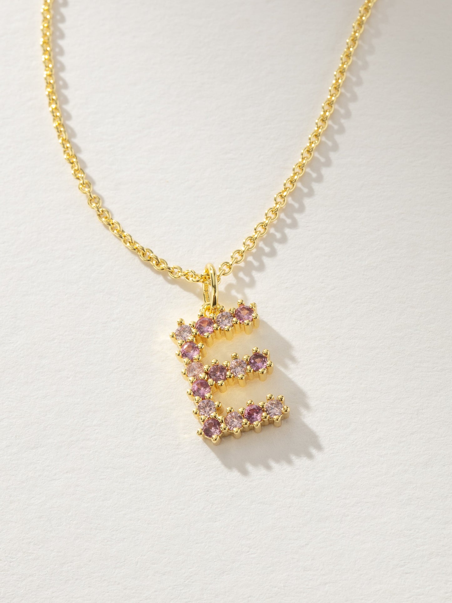 Collier Initiale Pretty In Pink