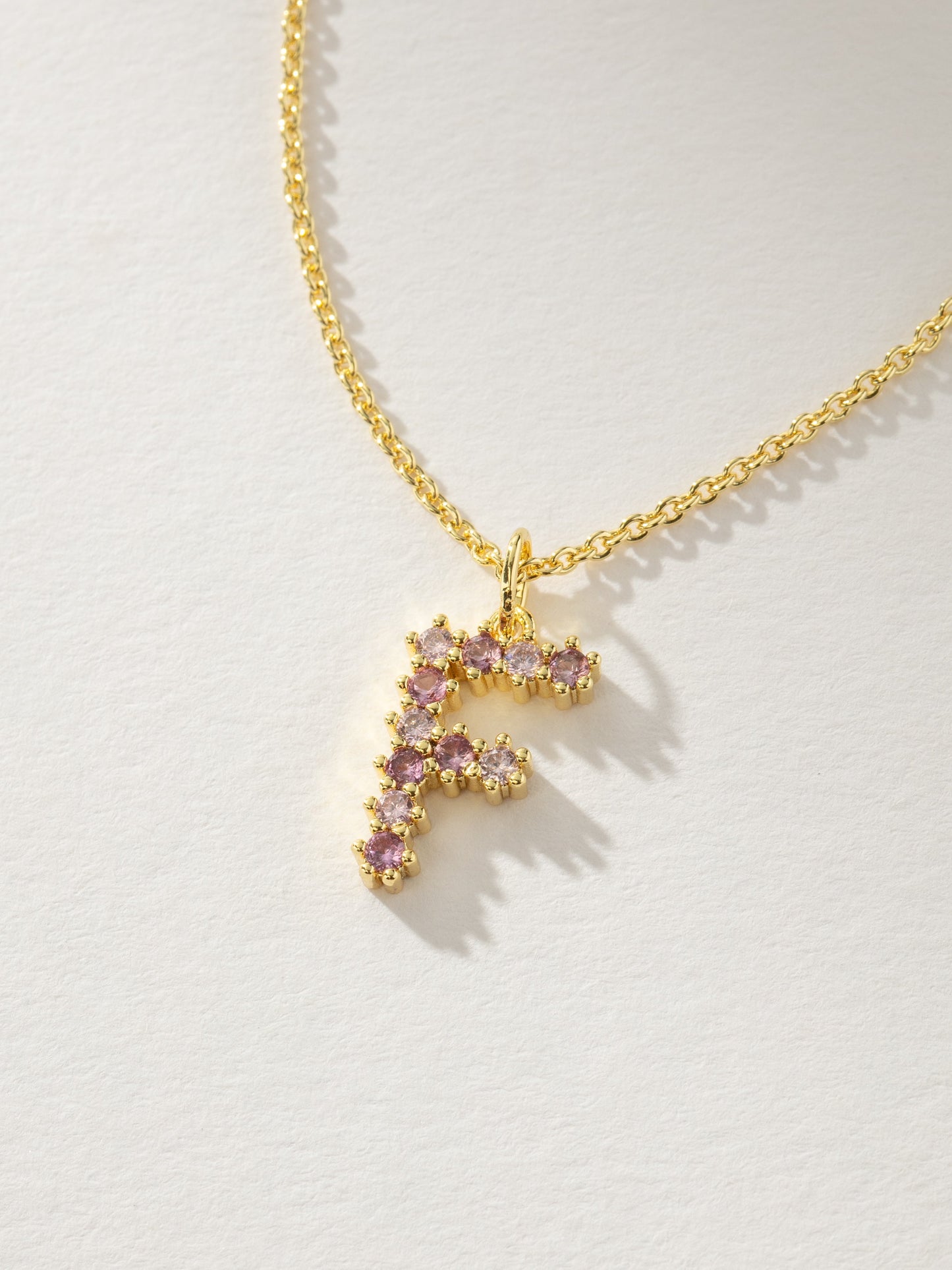 Collier Initiale Pretty In Pink