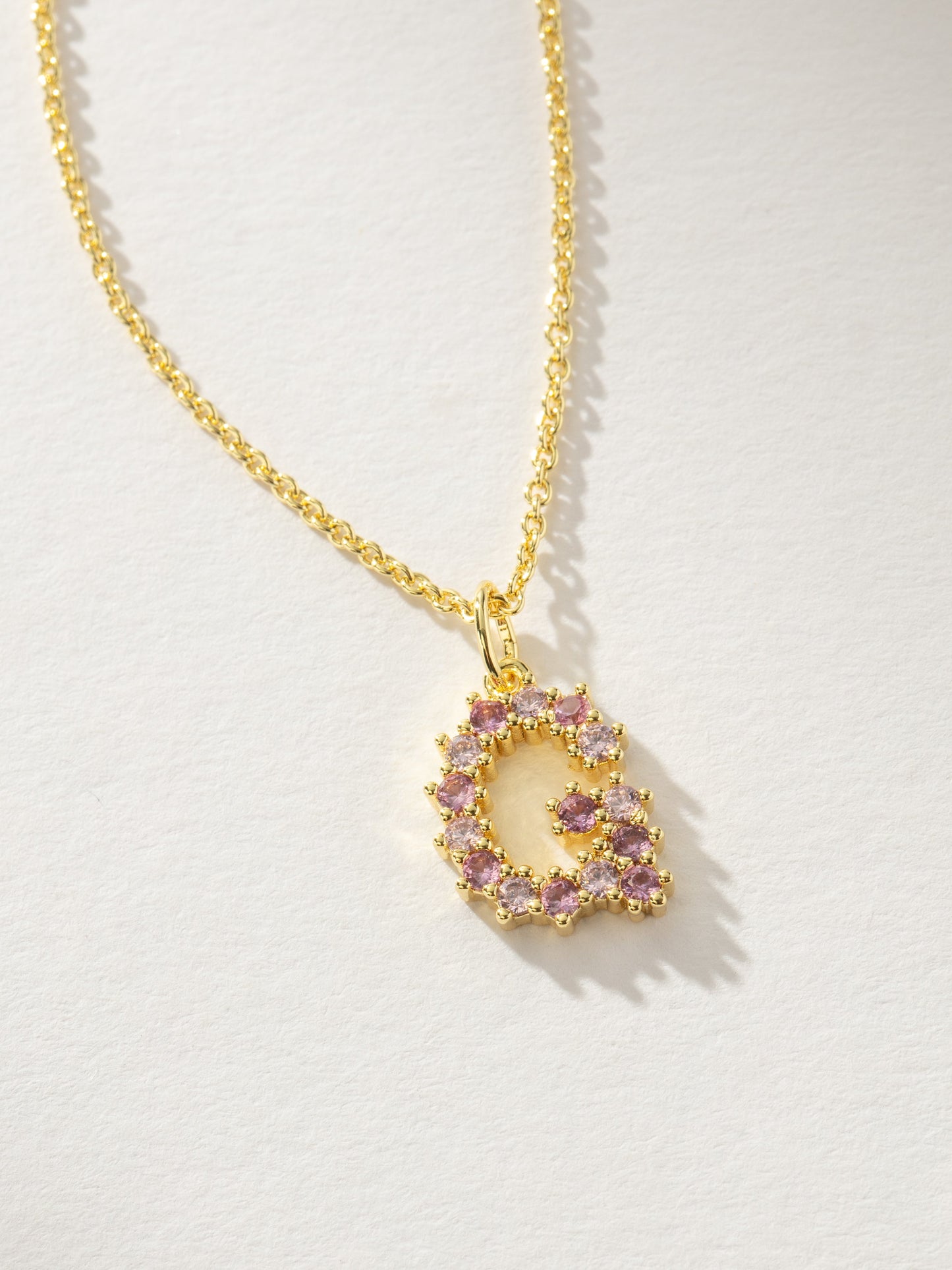 Collier Initiale Pretty In Pink