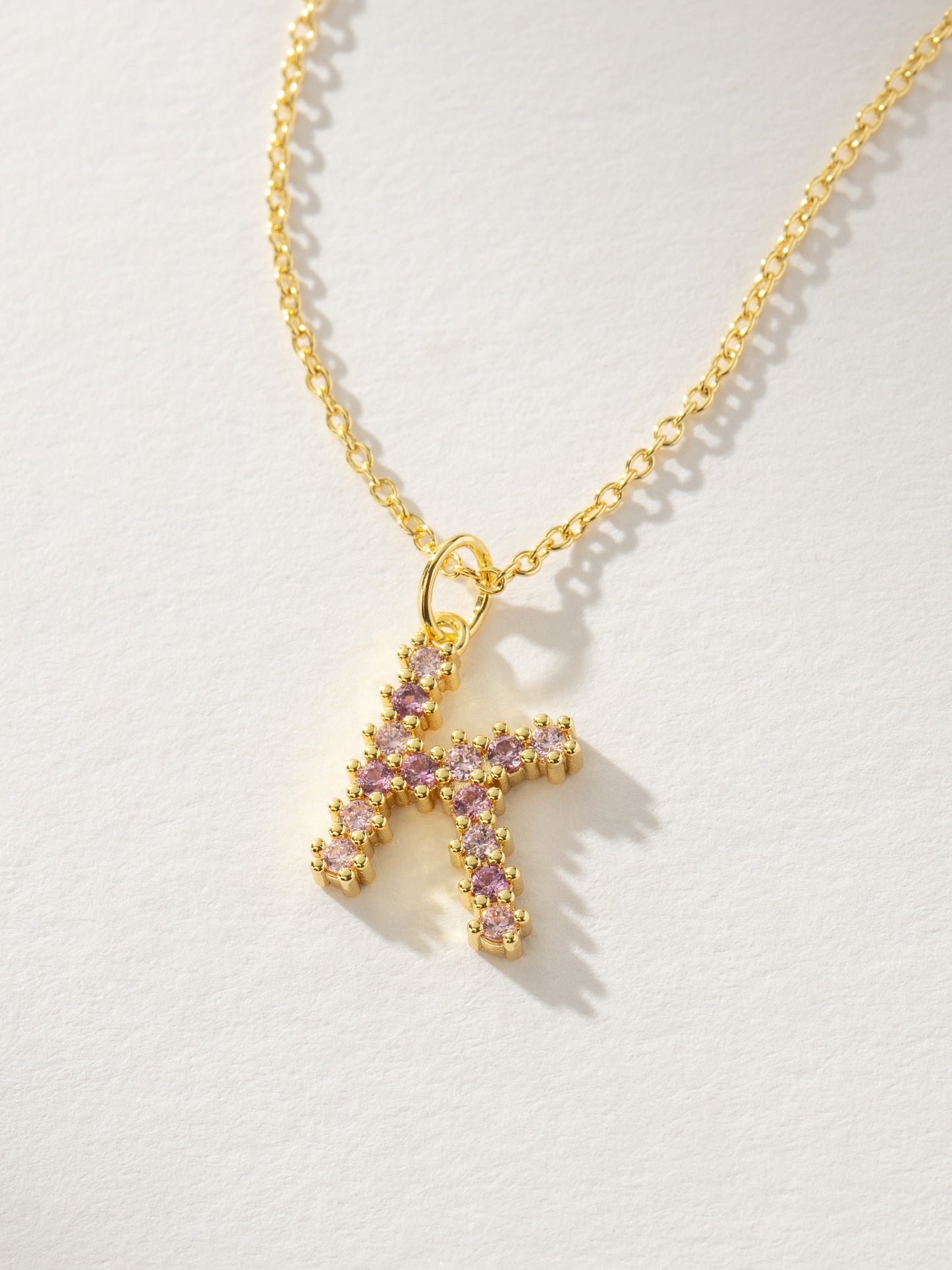 Collier Initiale Pretty In Pink