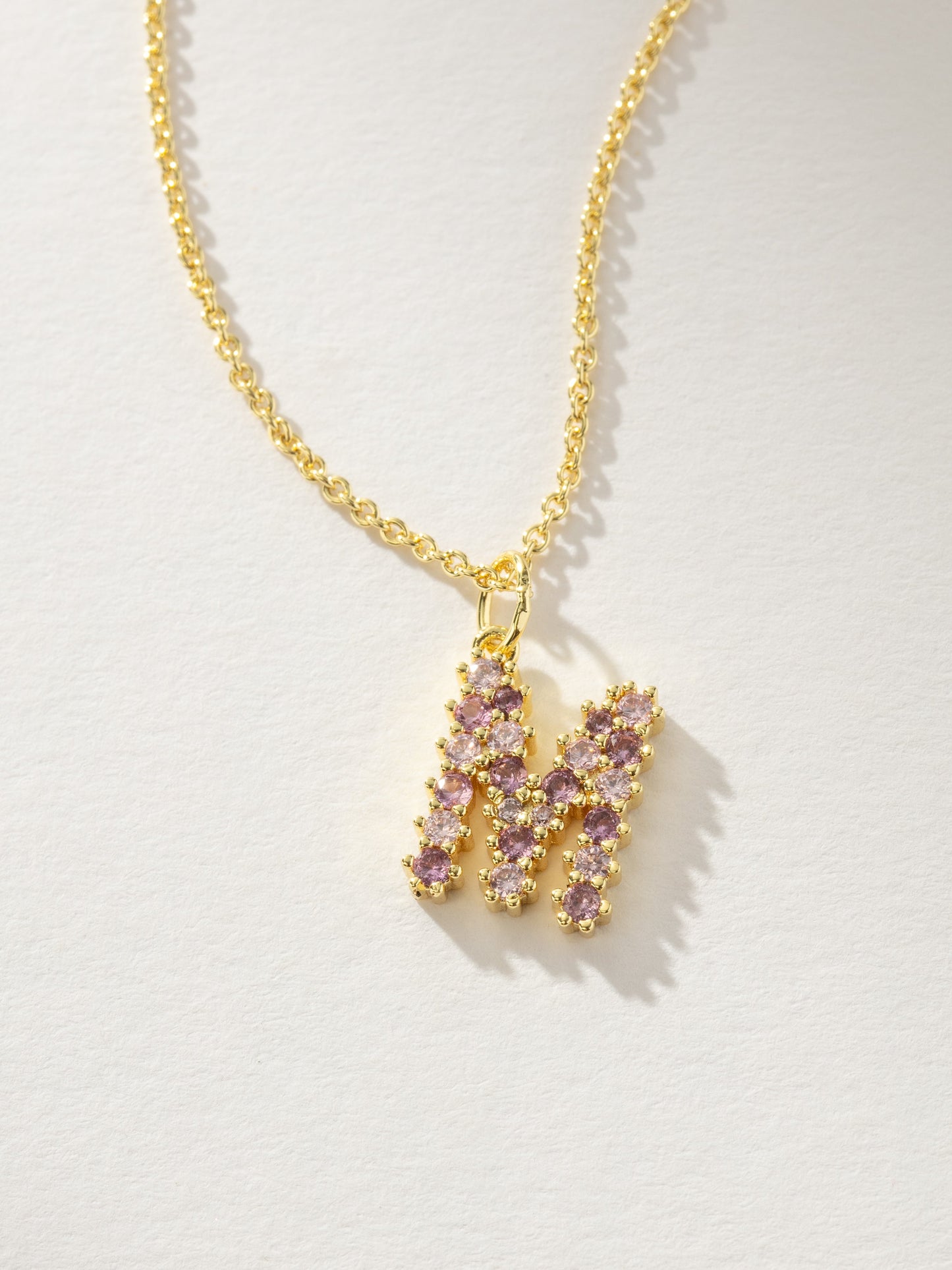 Collier Initiale Pretty In Pink