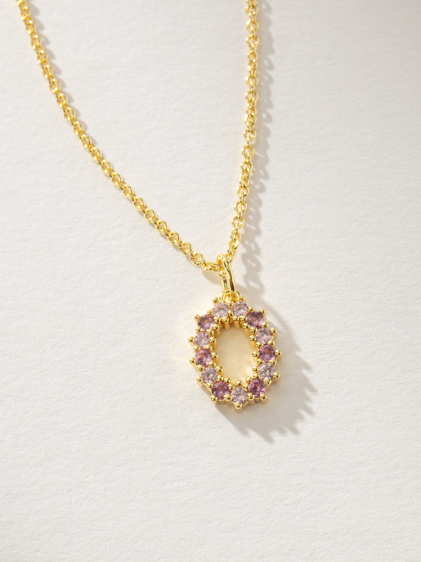 Collier Initiale Pretty In Pink