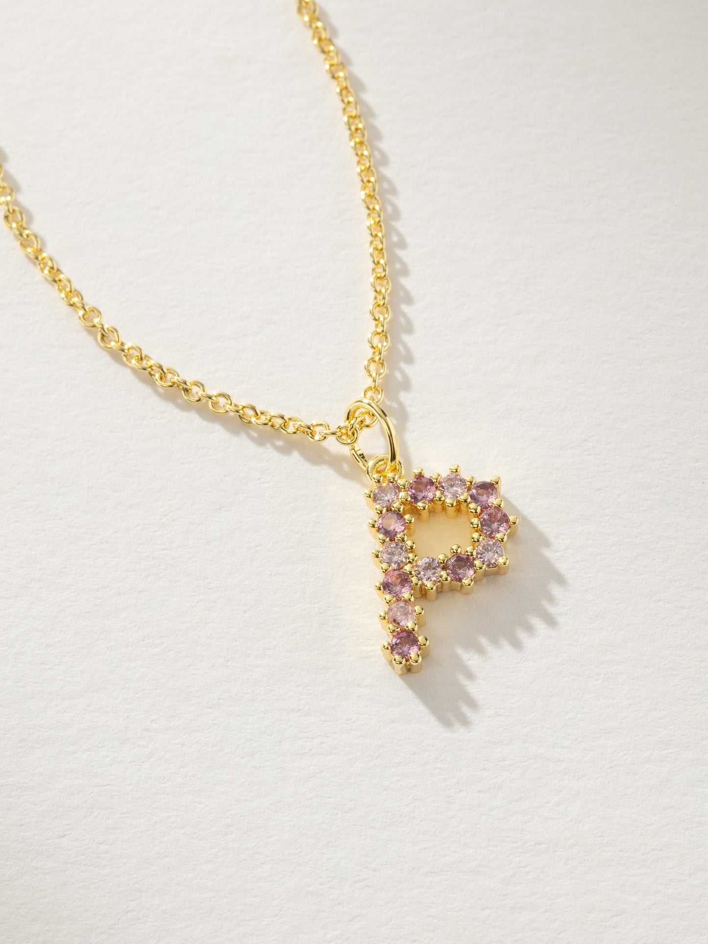 Collier Initiale Pretty In Pink