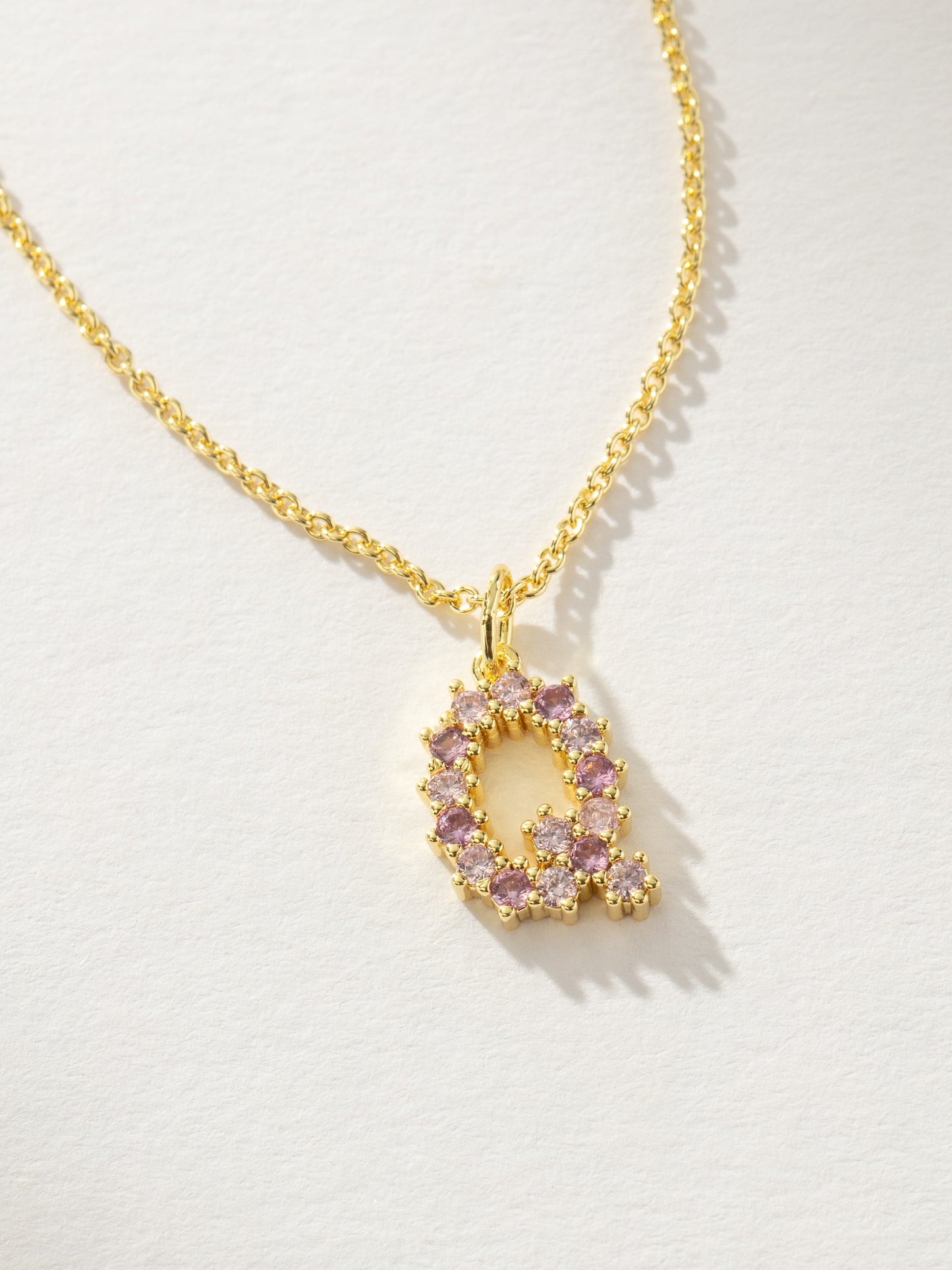 Collier Initiale Pretty In Pink