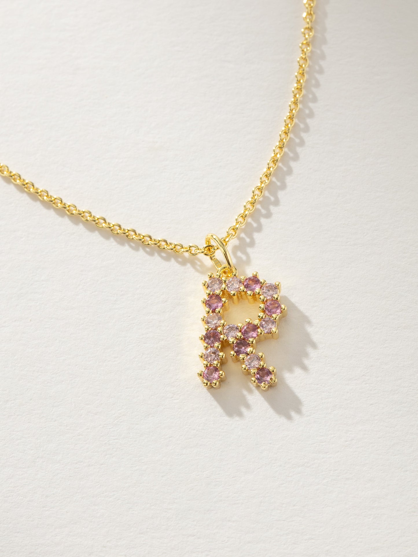 Collier Initiale Pretty In Pink