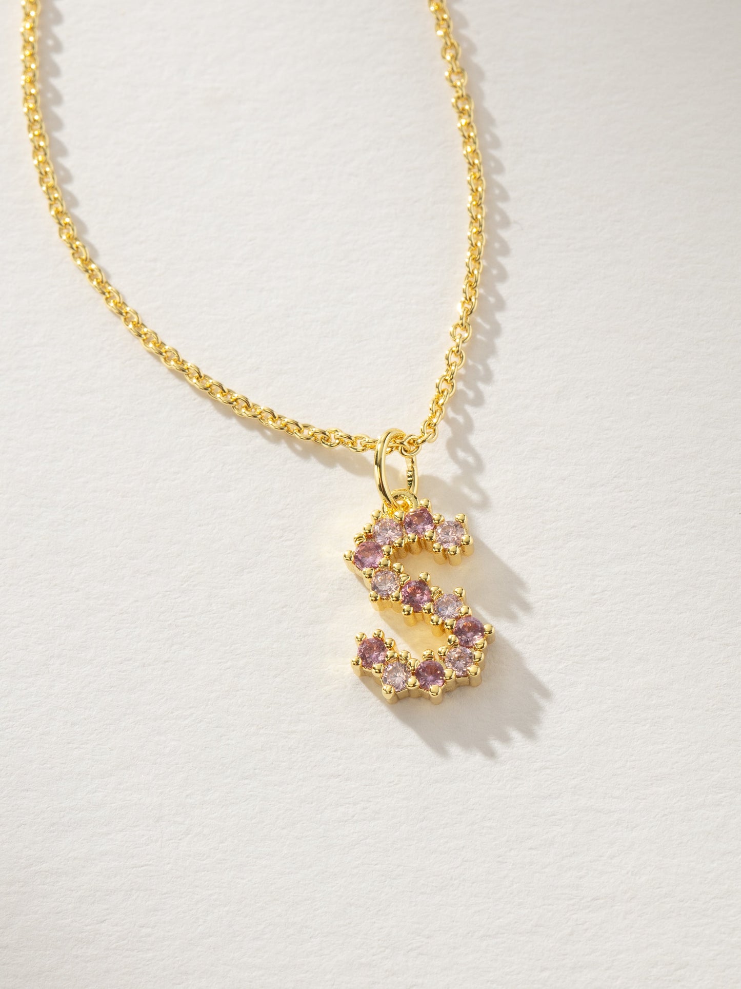 Collier Initiale Pretty In Pink