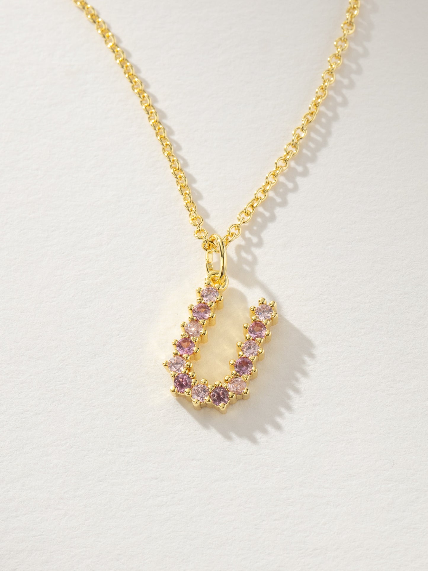 Collier Initiale Pretty In Pink