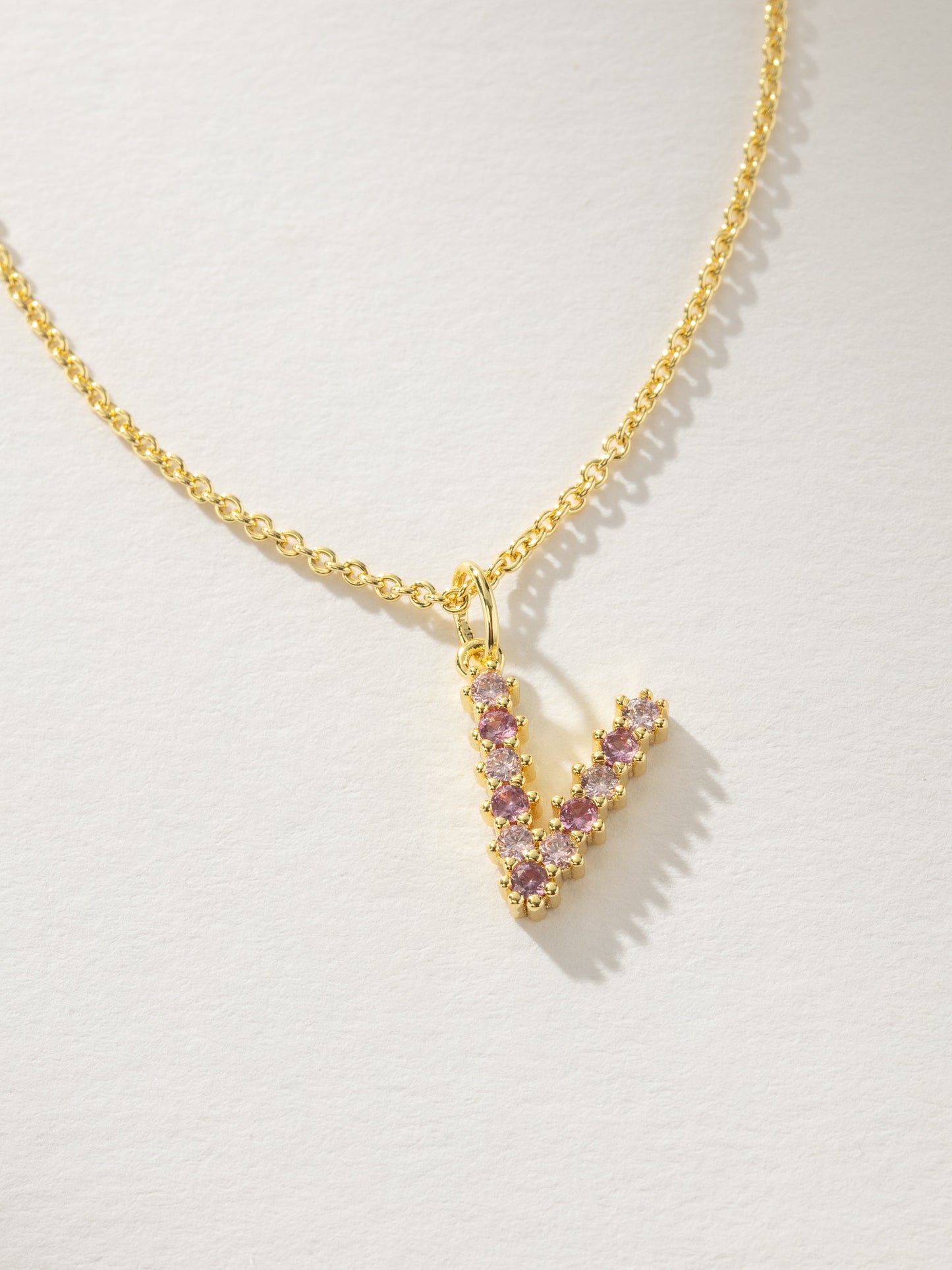 Collier Initiale Pretty In Pink