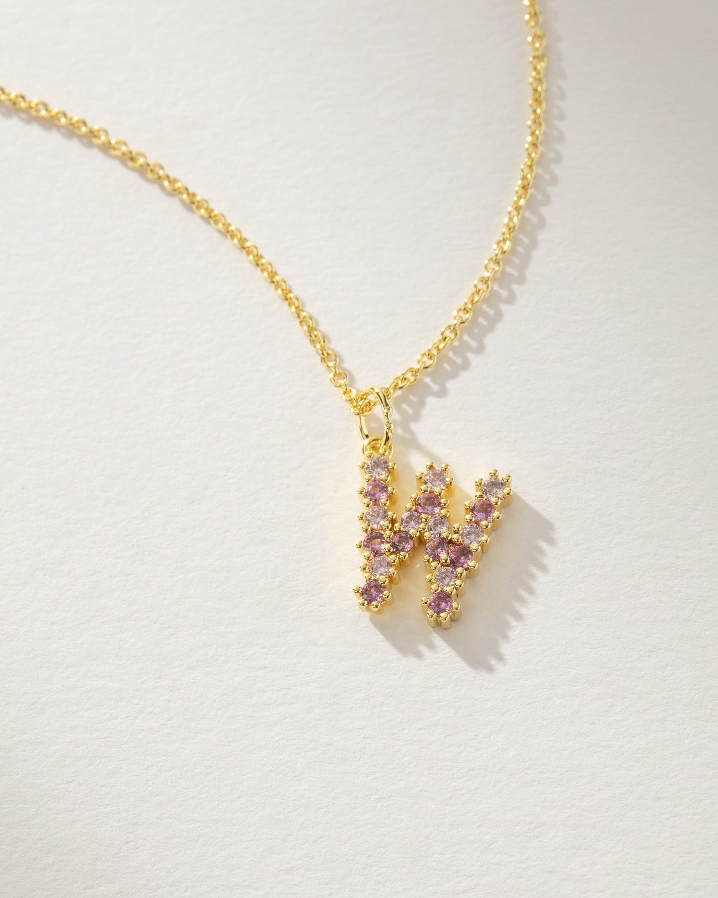 Collier Initiale Pretty In Pink