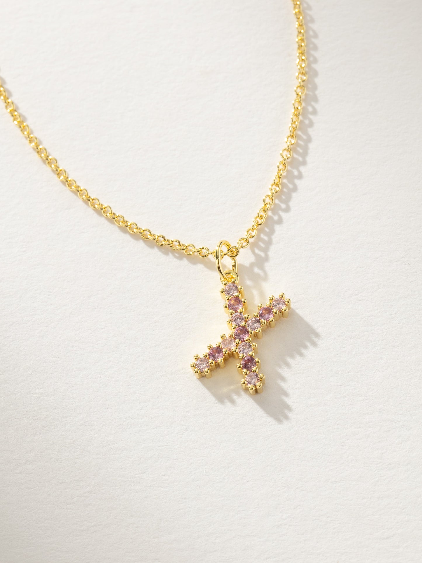 Collier Initiale Pretty In Pink