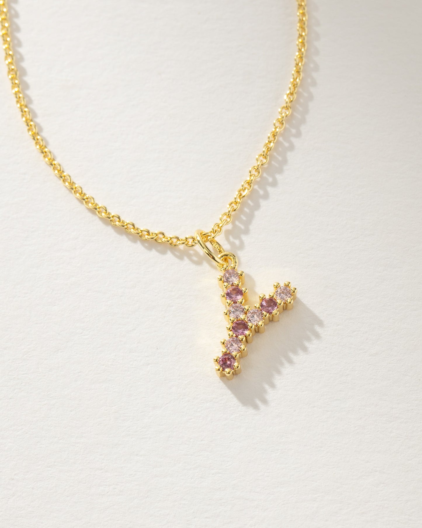 Collier Initiale Pretty In Pink