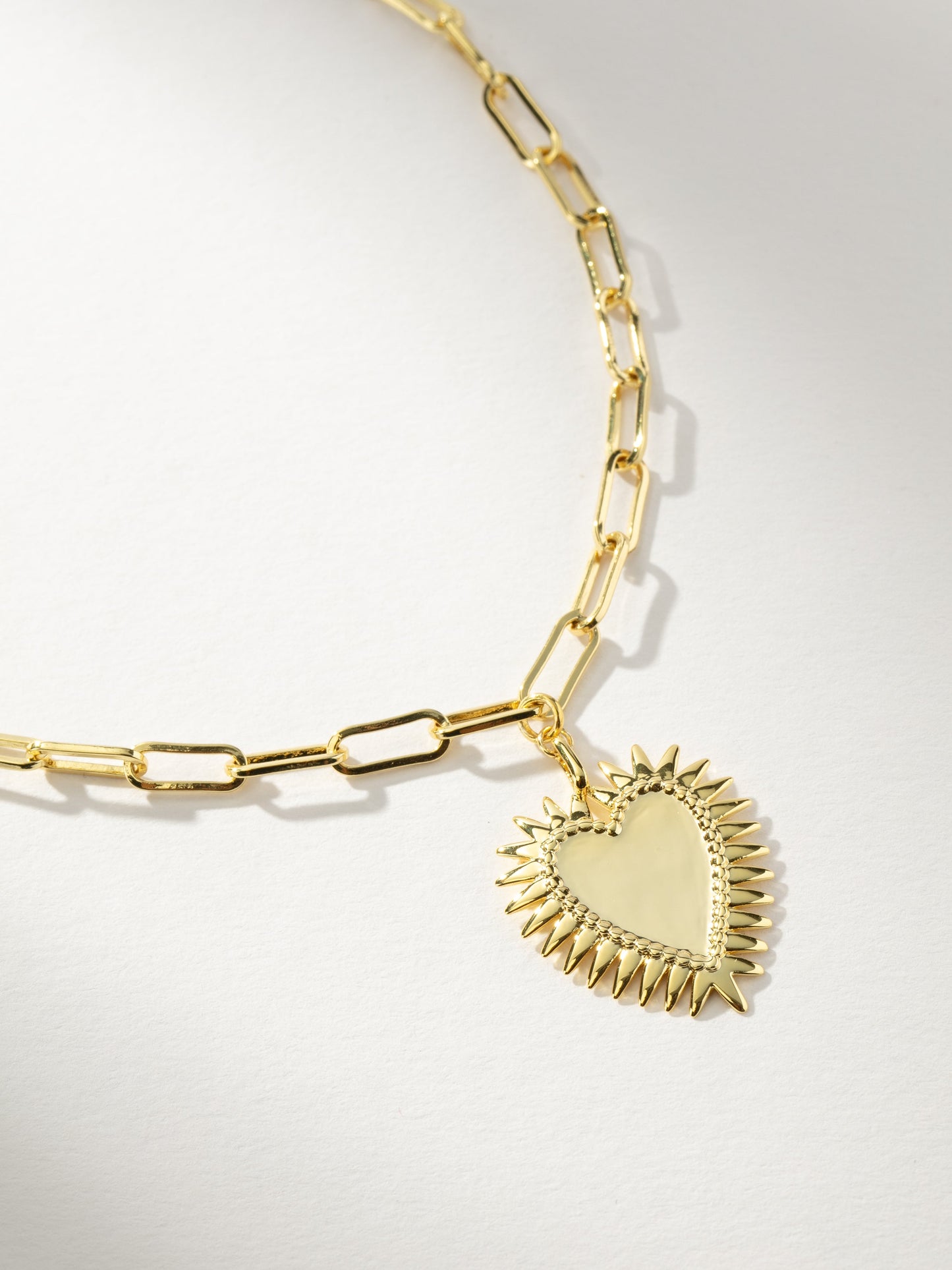 Collier cœur romantique désespéré