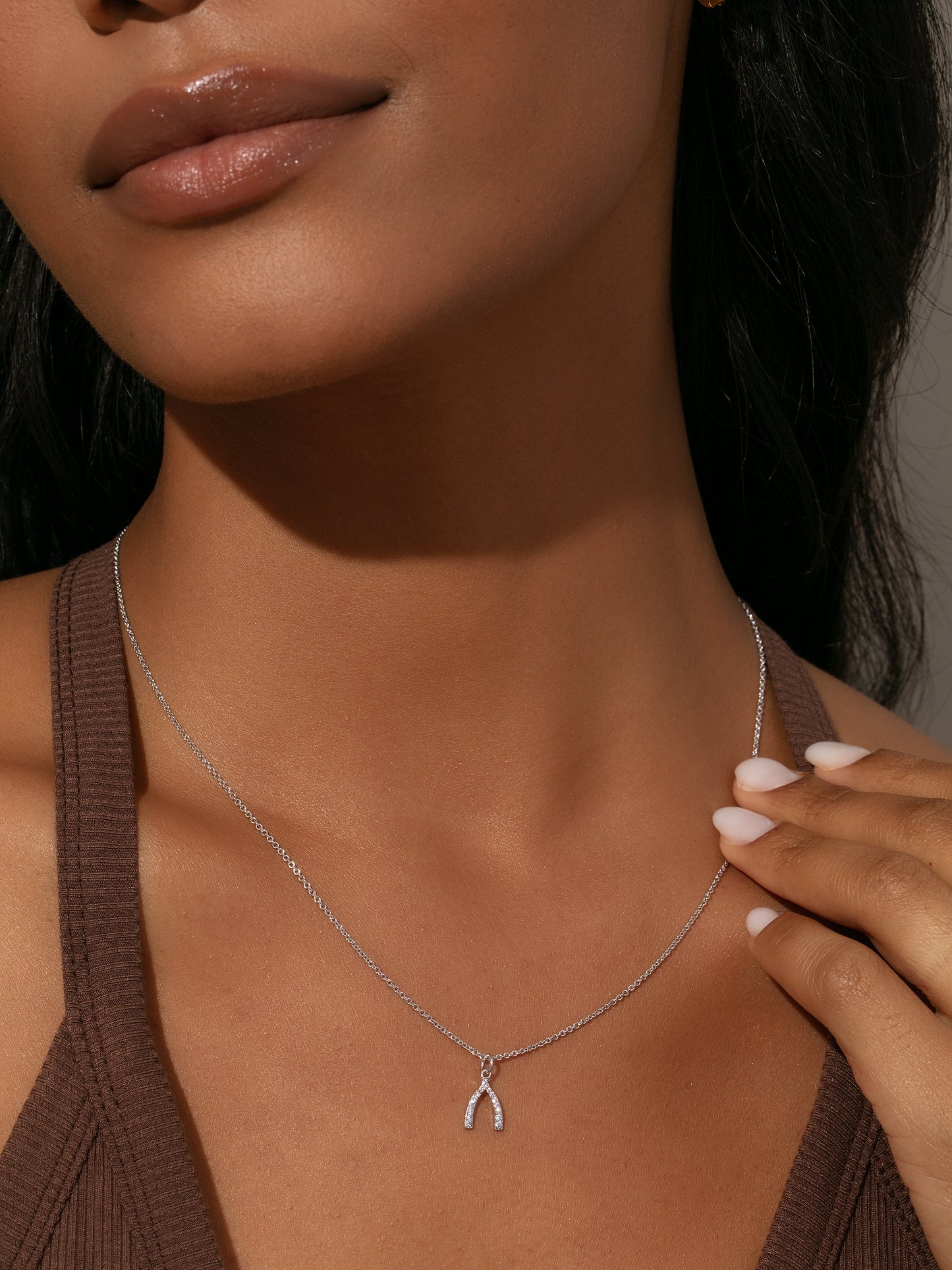 Collier Pavé Wishbone