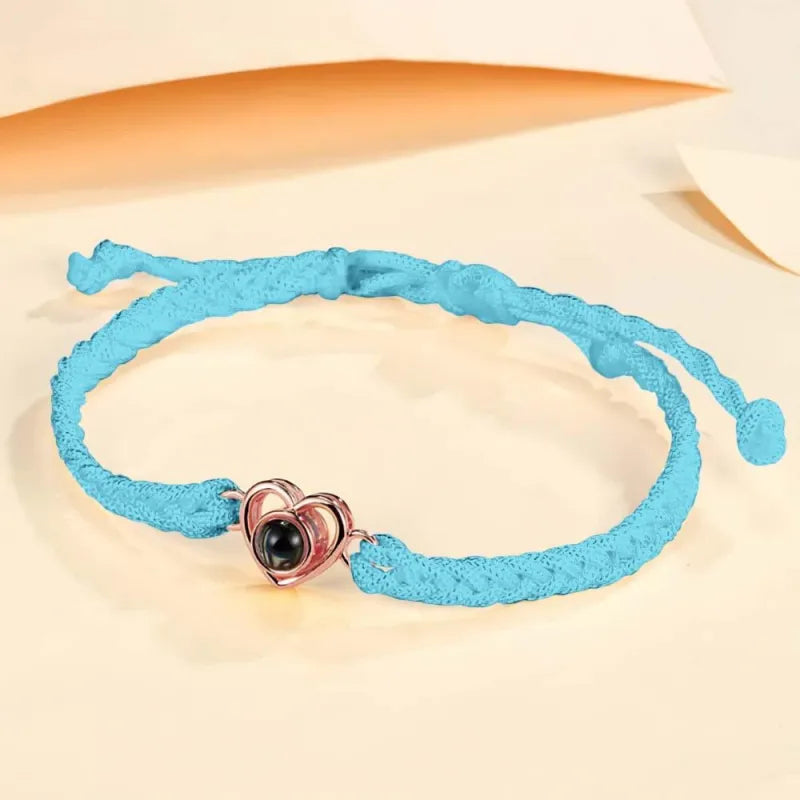 Bracelet spécial de projection de corde de cœur