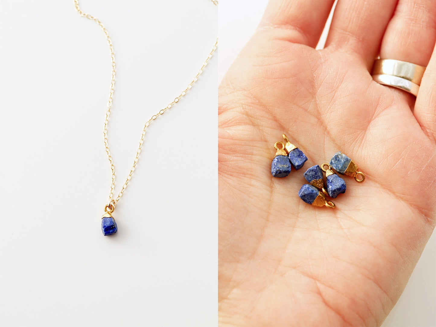 Gemstone Drop Necklace