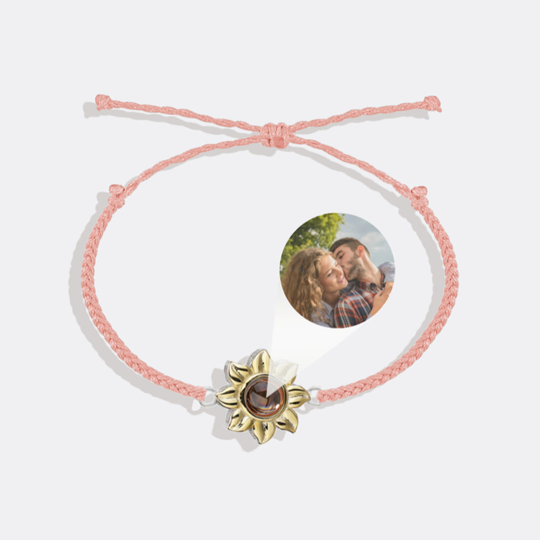 Sunflower Photo Bracelet
