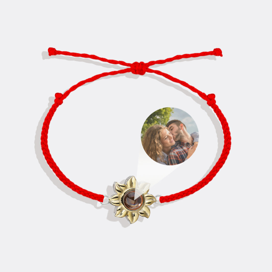 Sunflower Photo Bracelet