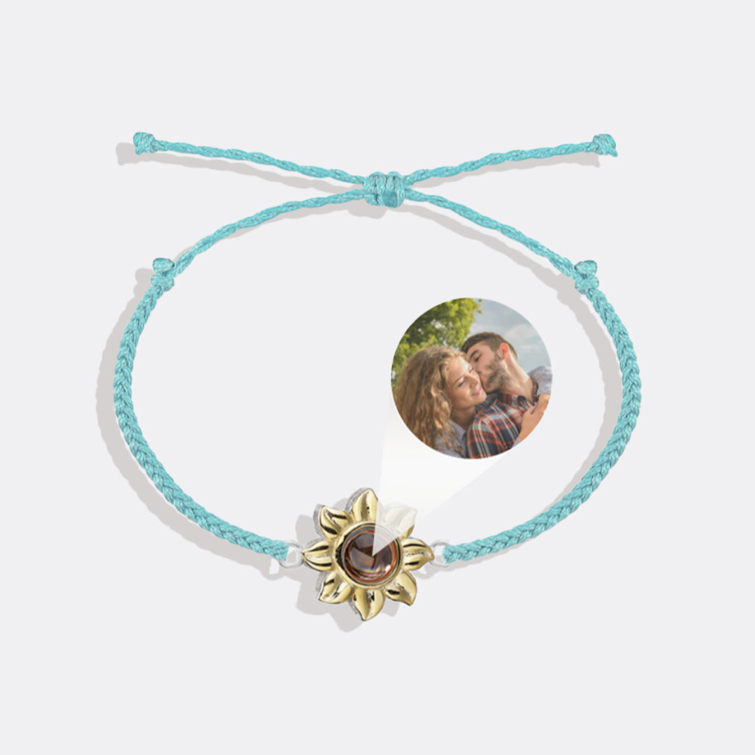 Sunflower Photo Bracelet