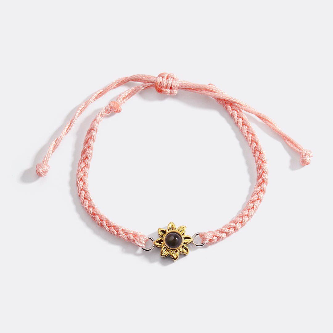 Sunflower Photo Bracelet