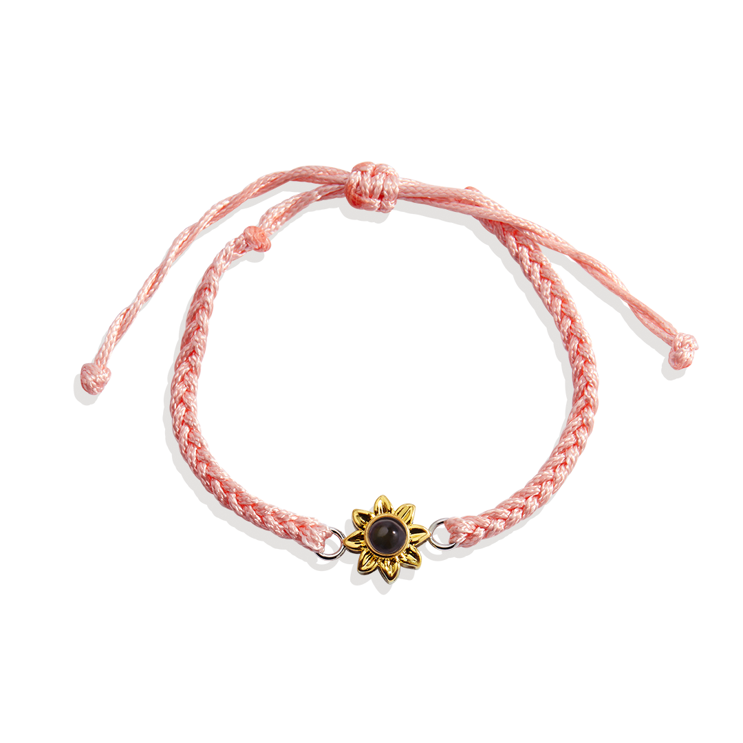 Sunflower Photo Bracelet