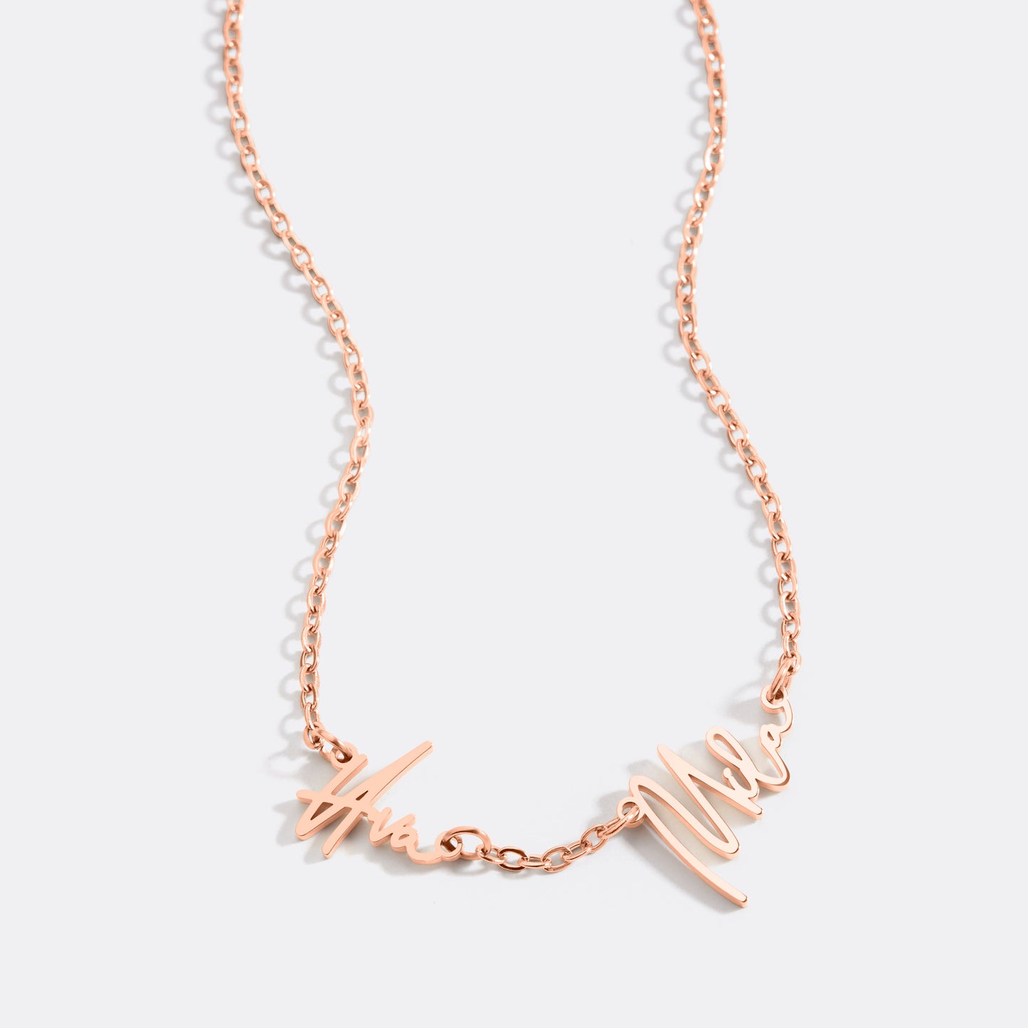 Collier double nom Monroe