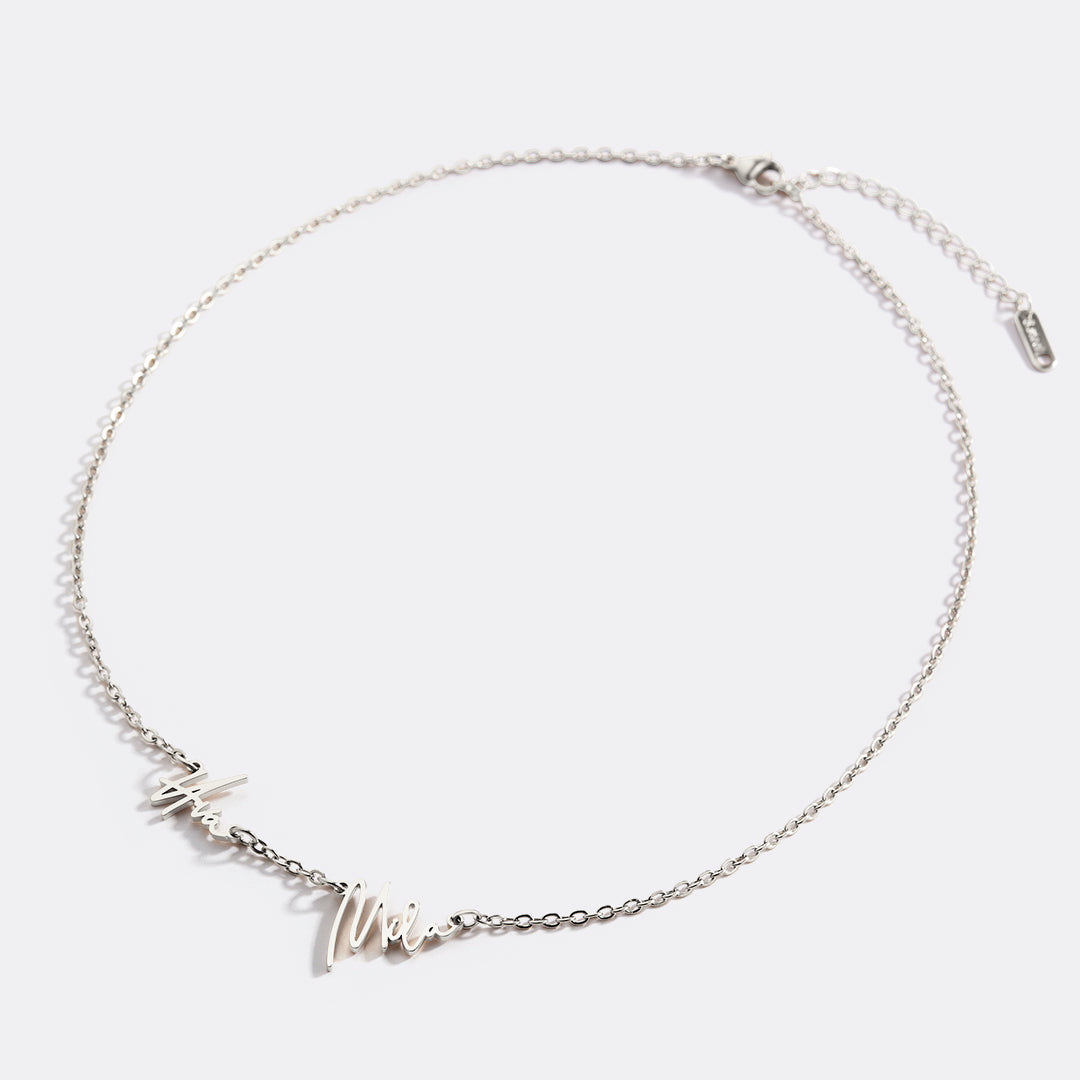 Collier double nom Monroe