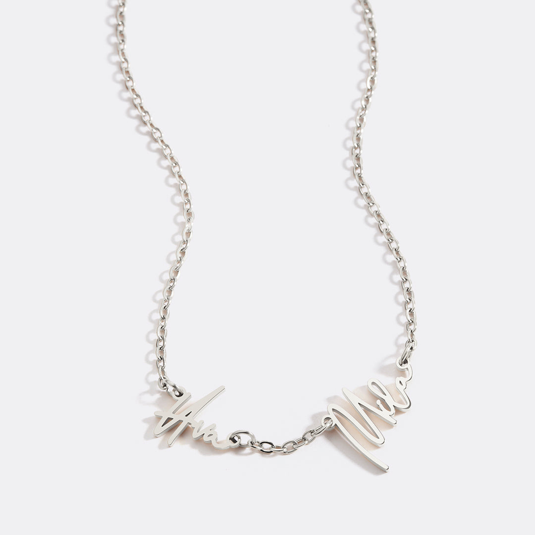 Collier double nom Monroe