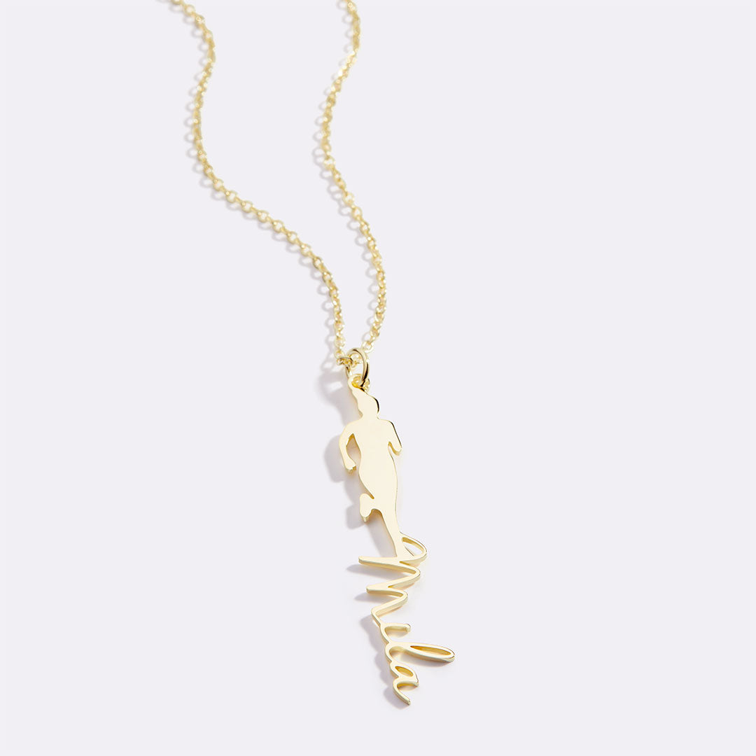 Runner Name Necklace