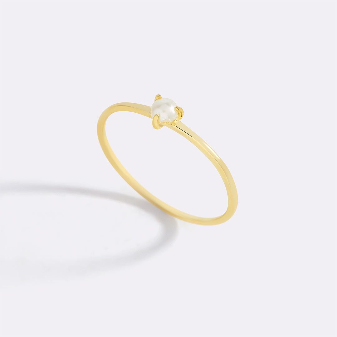 Bague empilable en perles