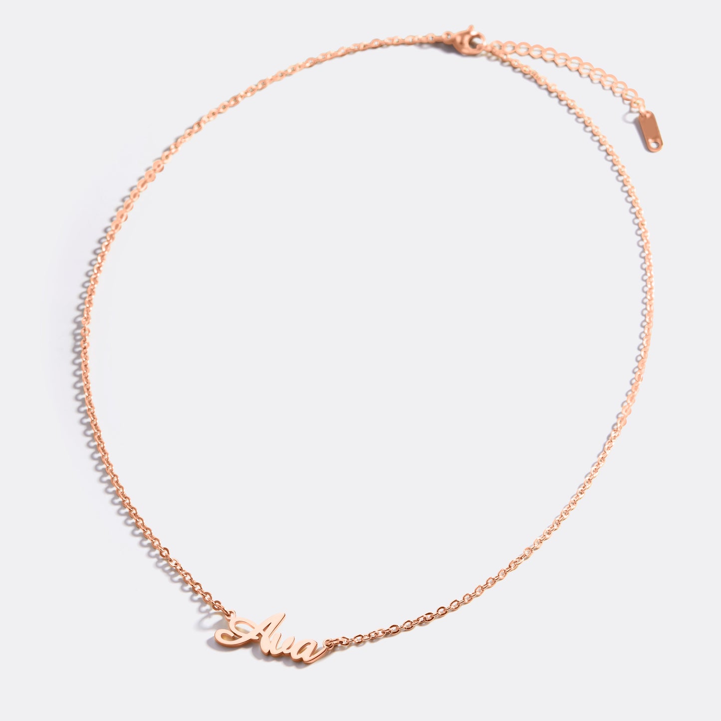 Collier avec nom en plume