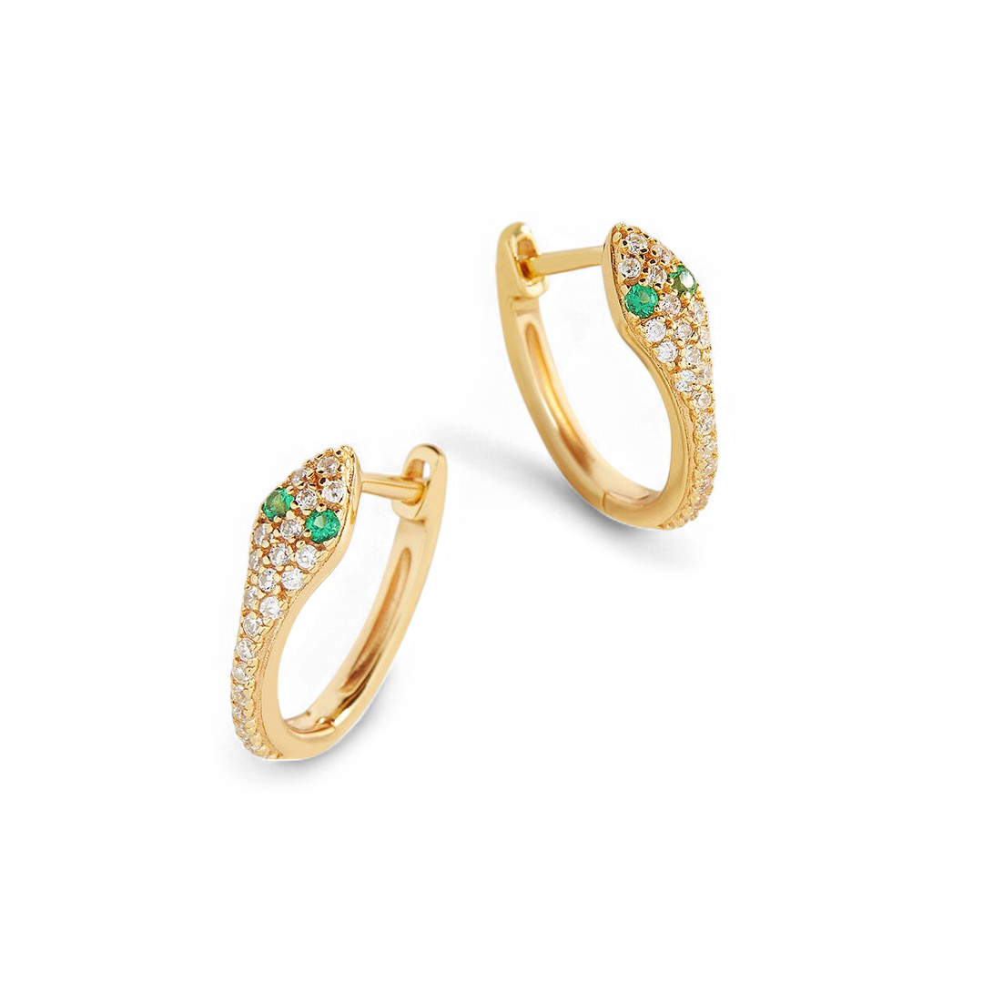 Snake Huggie Earrings
