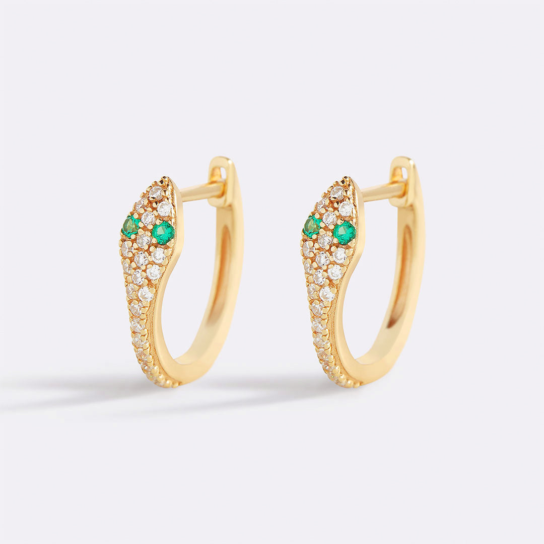 Snake Huggie Earrings