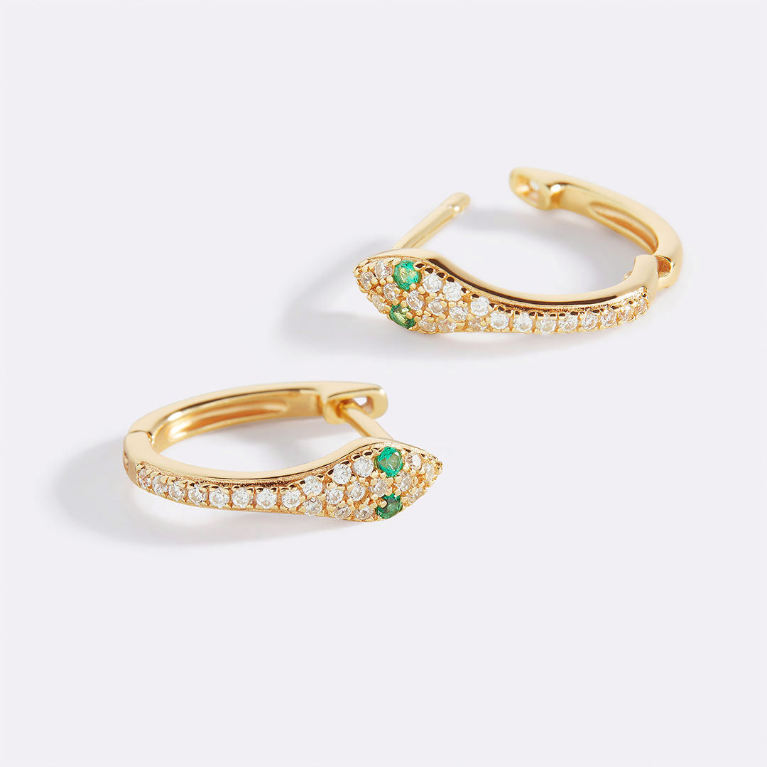 Snake Huggie Earrings