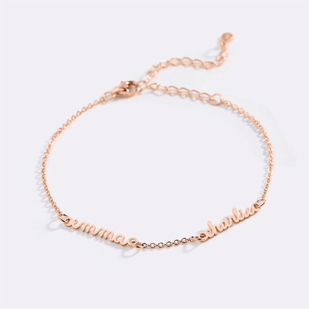 Stella Dainty Multiple Name Bracelet