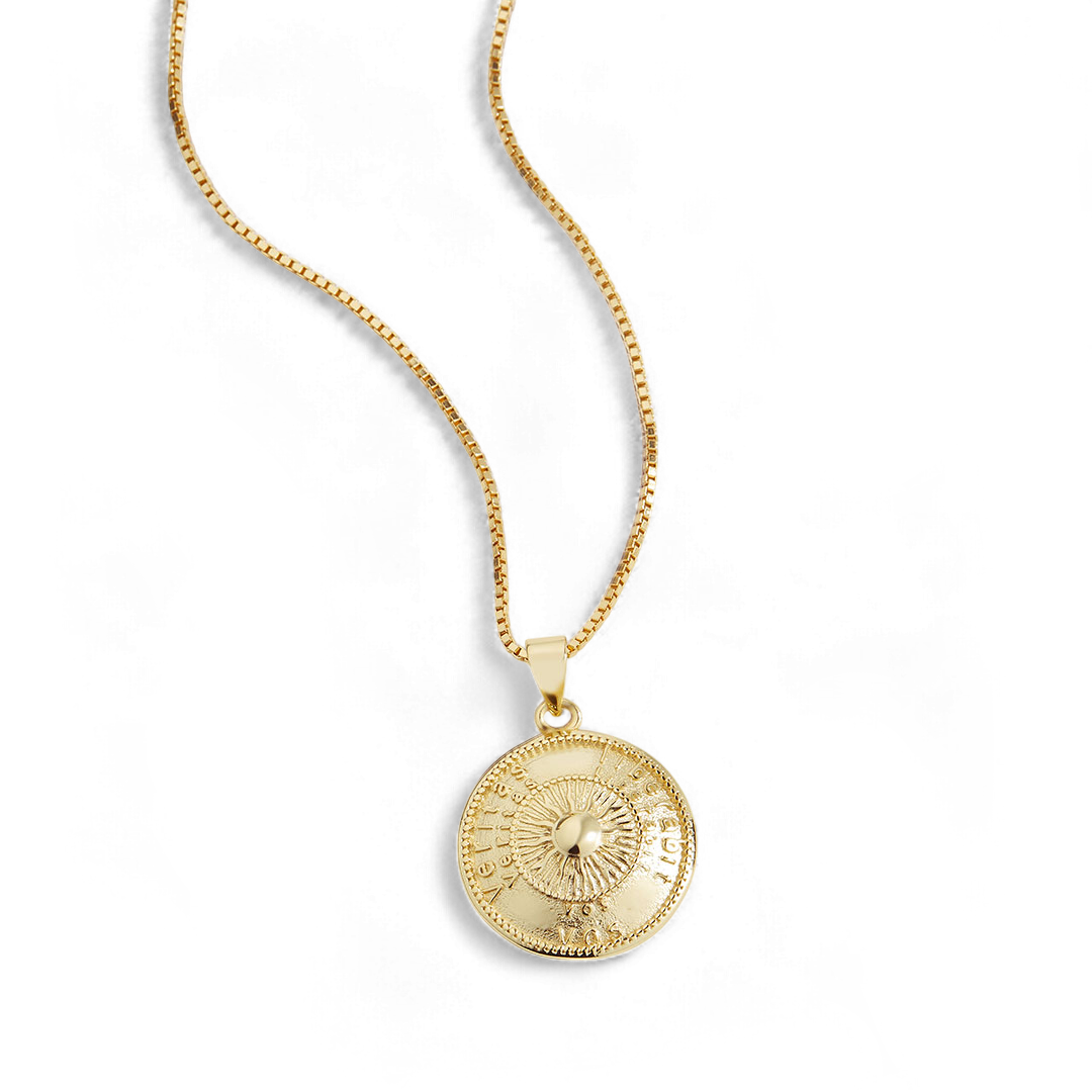 Collier pendentif soleil