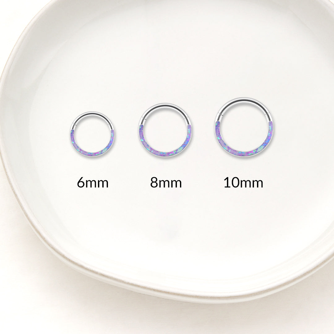 Magical Iridescent Clicker Hoops | 18g