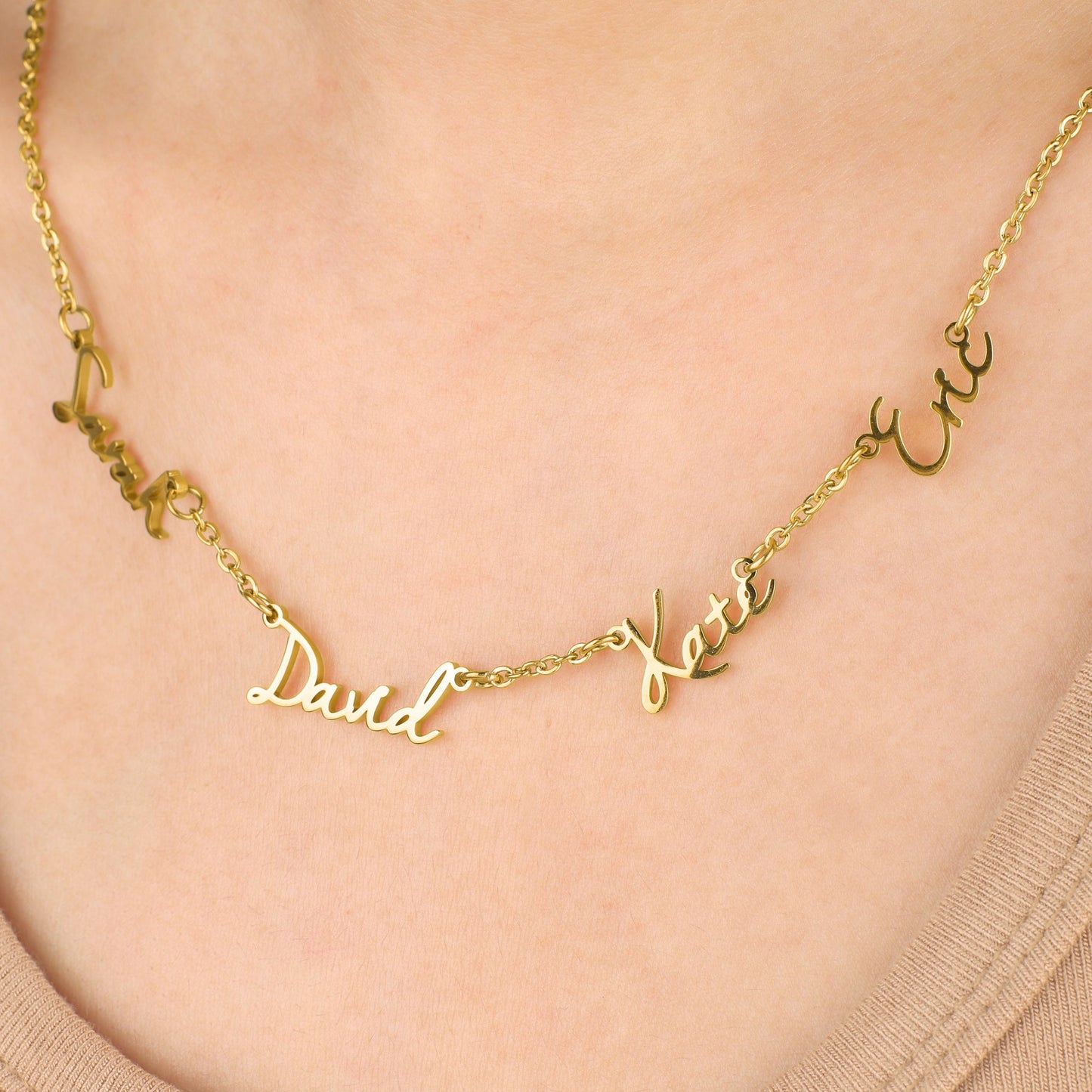 Fairy Multiple Name Necklace | Add Up to 4 Names