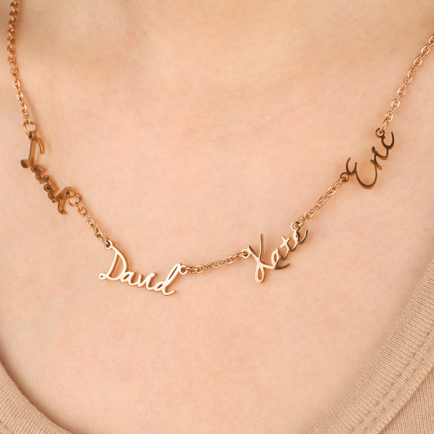 Fairy Multiple Name Necklace | Add Up to 4 Names