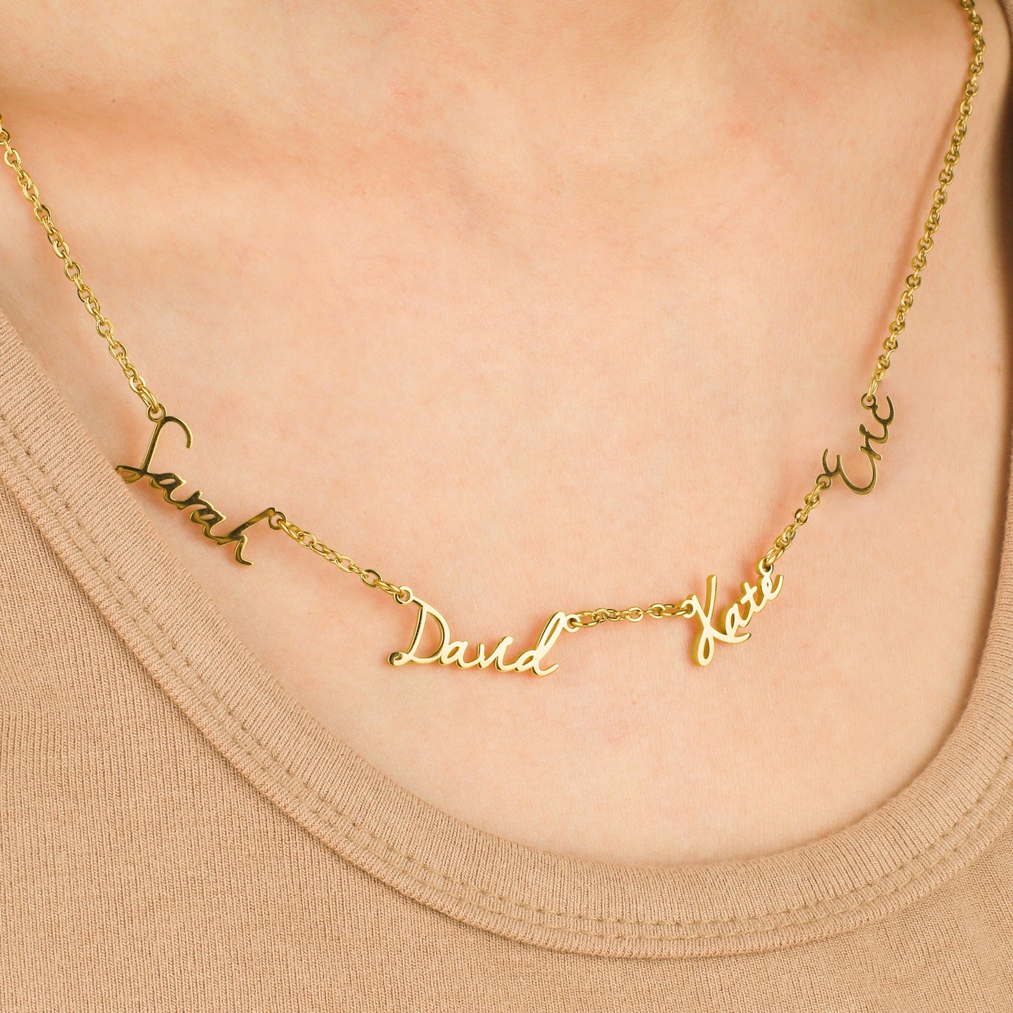 Fairy Multiple Name Necklace | Add Up to 4 Names