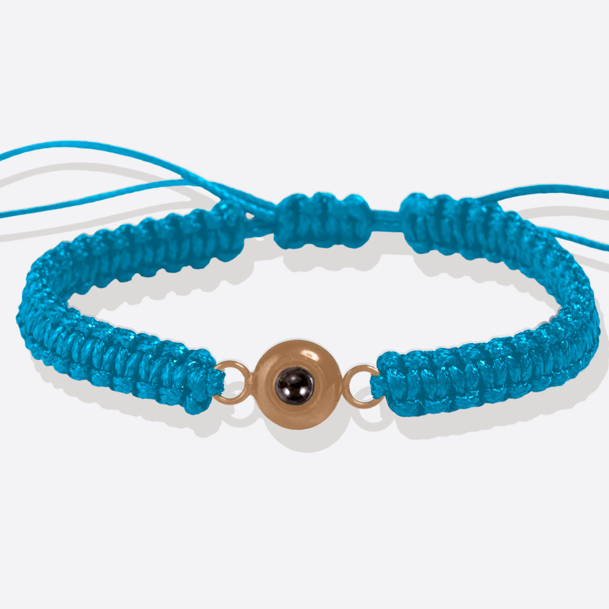 Personalized Braided Photo Bracelet