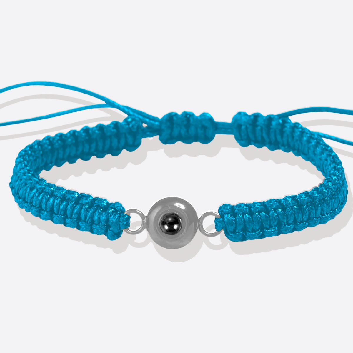 Personalized Braided Photo Bracelet