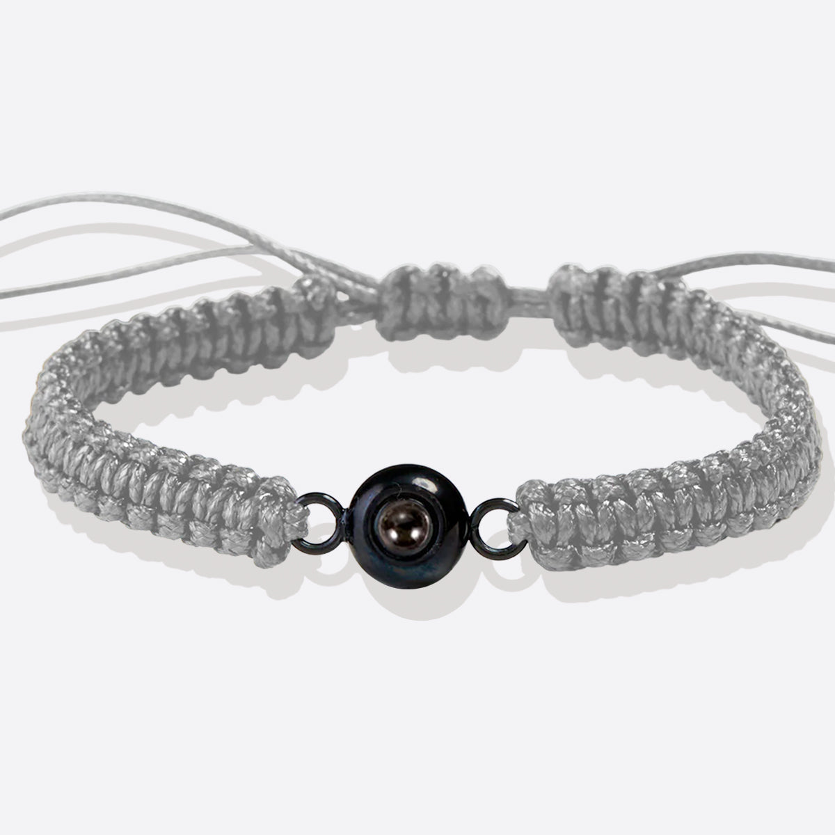 Personalized Braided Photo Bracelet