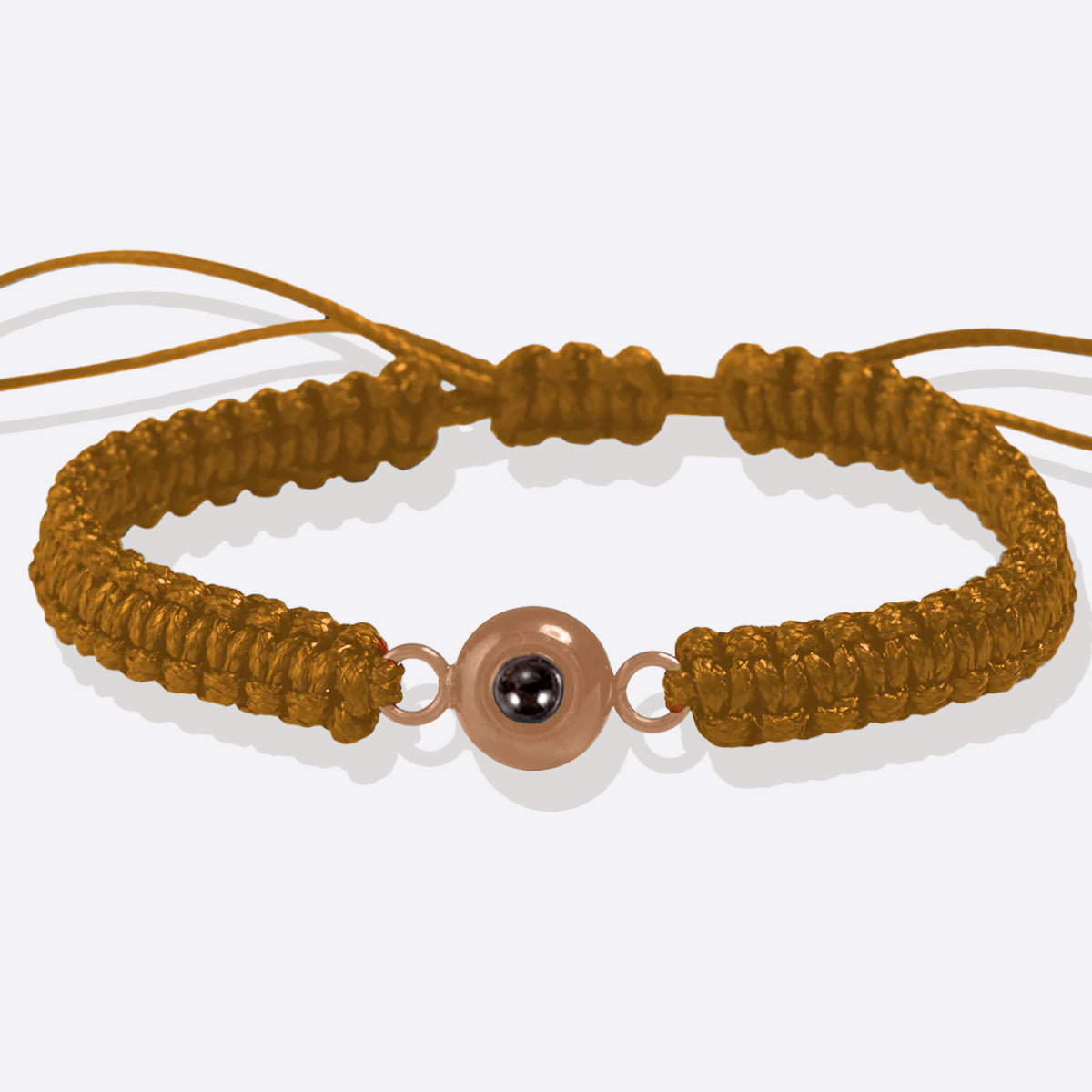 Personalized Braided Photo Bracelet