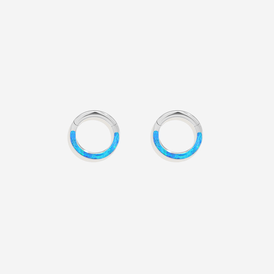 Magical Iridescent Clicker Hoops | 18g