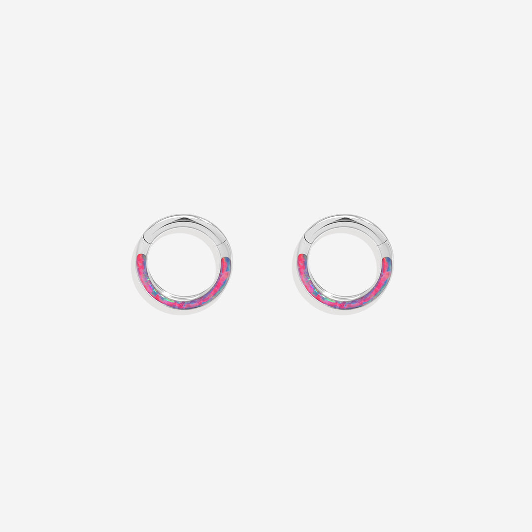 Magical Iridescent Clicker Hoops | 18g