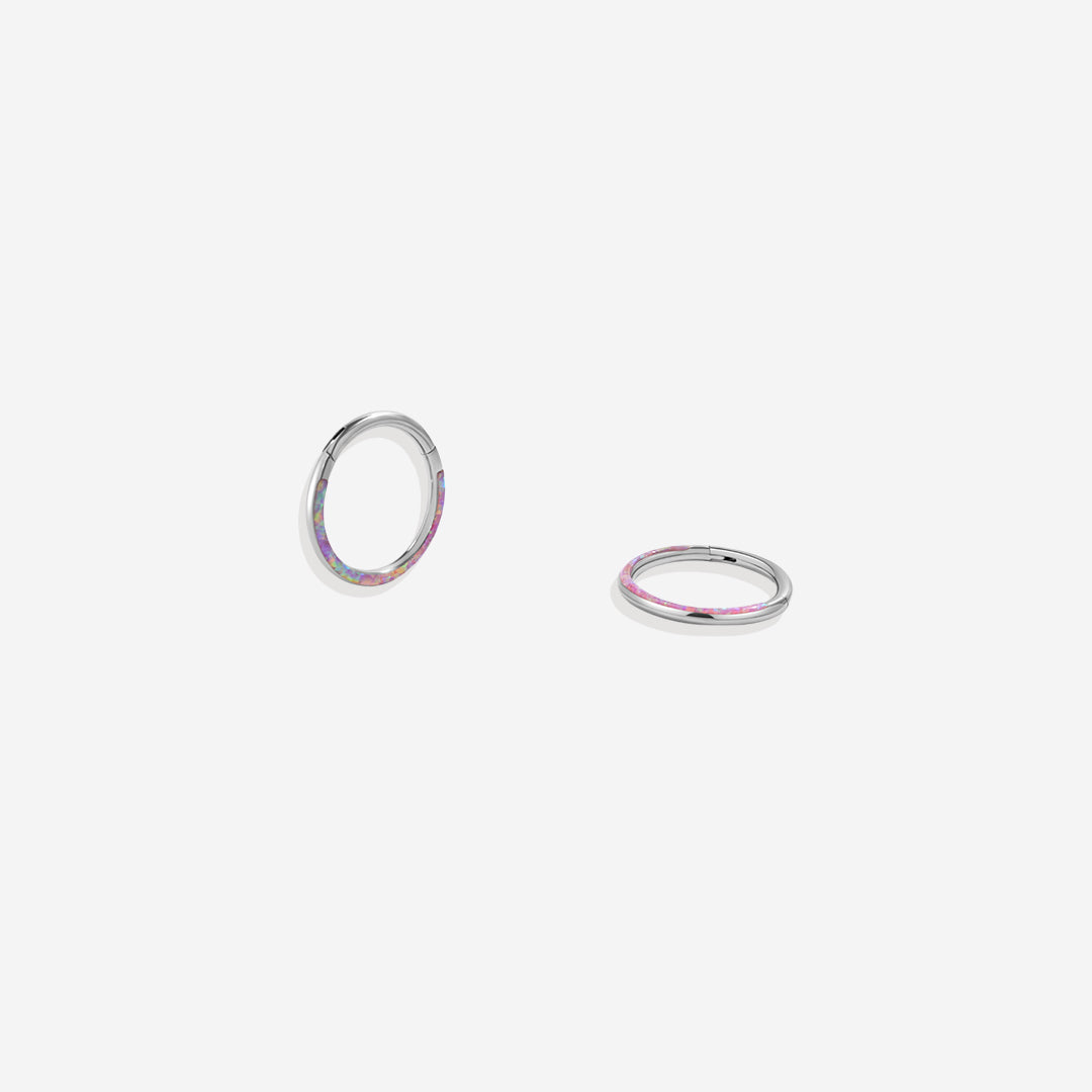 Magical Iridescent Clicker Hoops | 18g